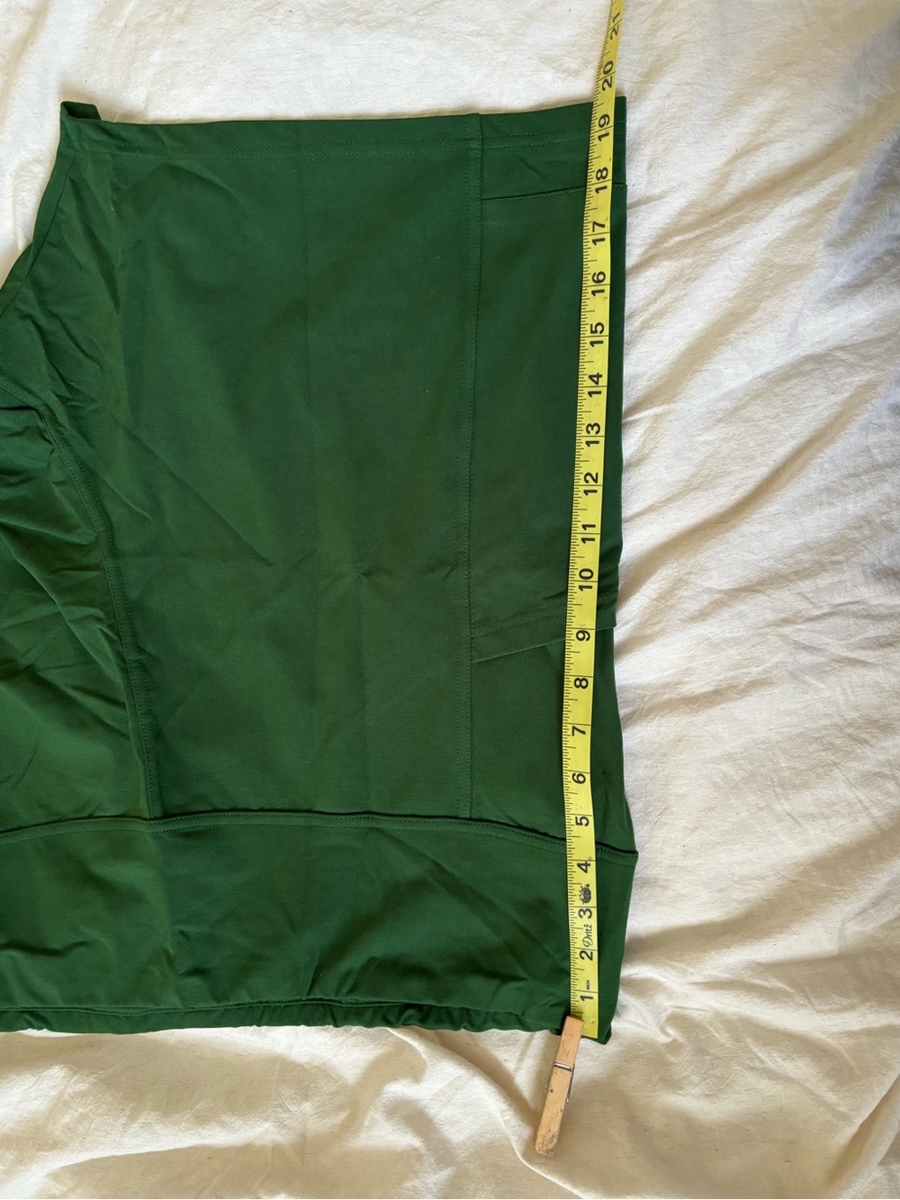 Svaha Women-Owned company Green Athletic Shorts with Side Pockets 4X - Picture 12 of 12